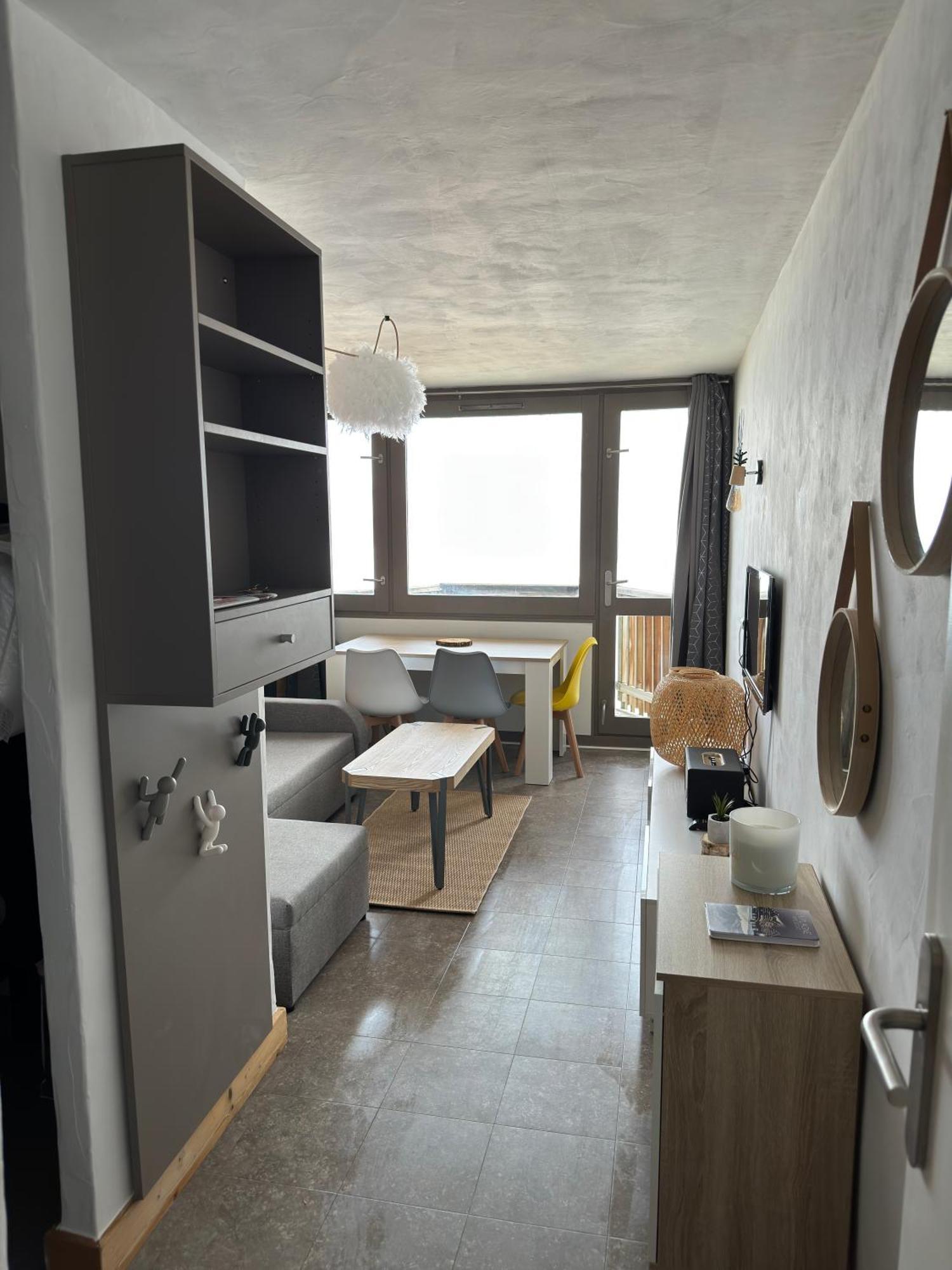 Paquebot Des Neiges - Appartement 4 Personnes - Vue Mont Blanc La Plagne Luaran gambar